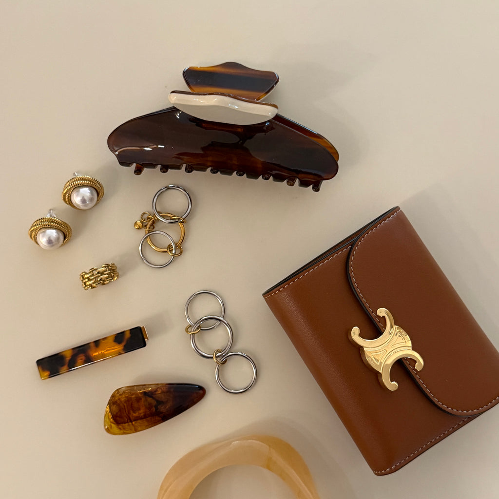 Coffee Hair Clip